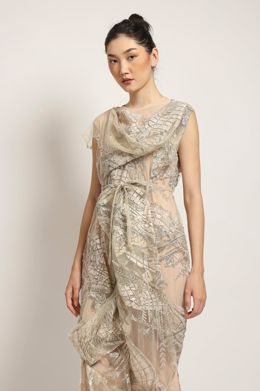 Bloom et Champs Full Sequinned Sumba Dress