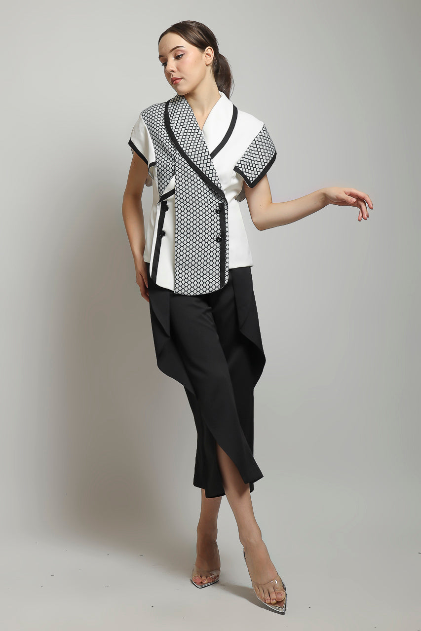 Bloom et Champs Checkered Hive Top