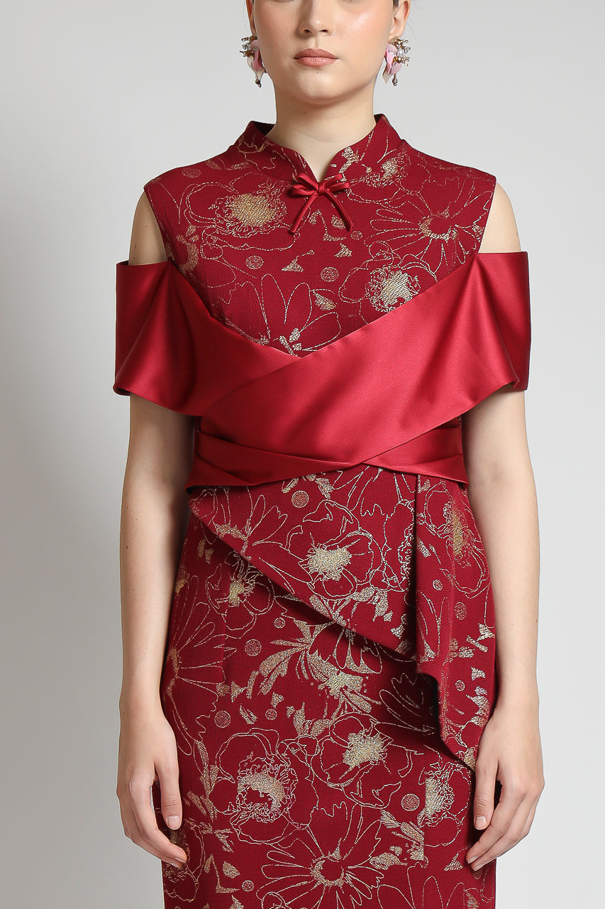 Bloom et Champs Meihua Red Dress