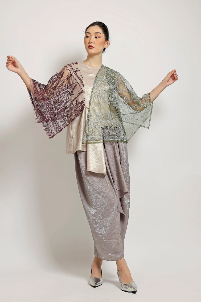 Bloom et Champs Kimono Two Tone Mint