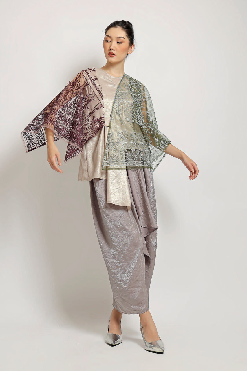 Bloom et Champs Kimono Two Tone Mint