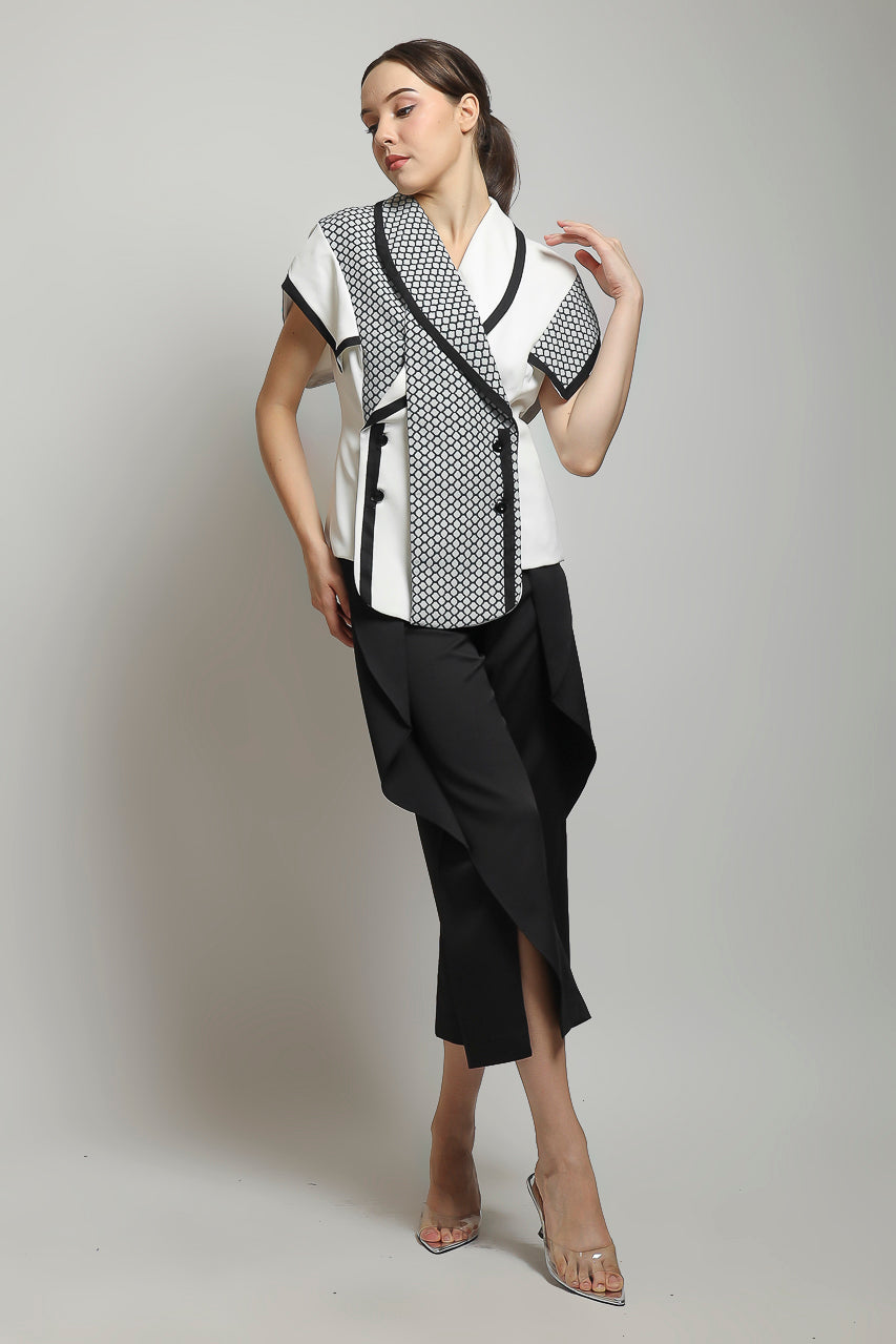 Bloom et Champs Checkered Hive Top