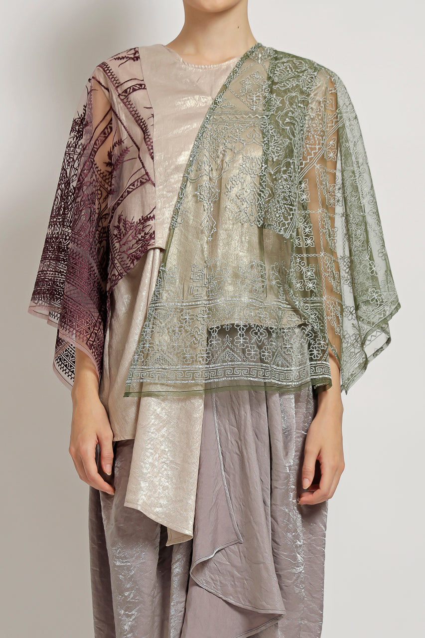 Bloom et Champs Kimono Two Tone Mint