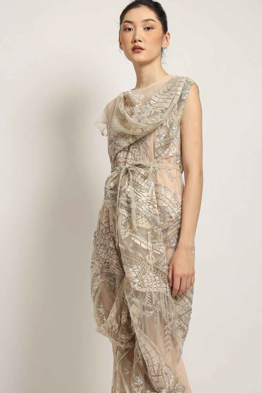 Bloom et Champs Full Sequinned Sumba Dress