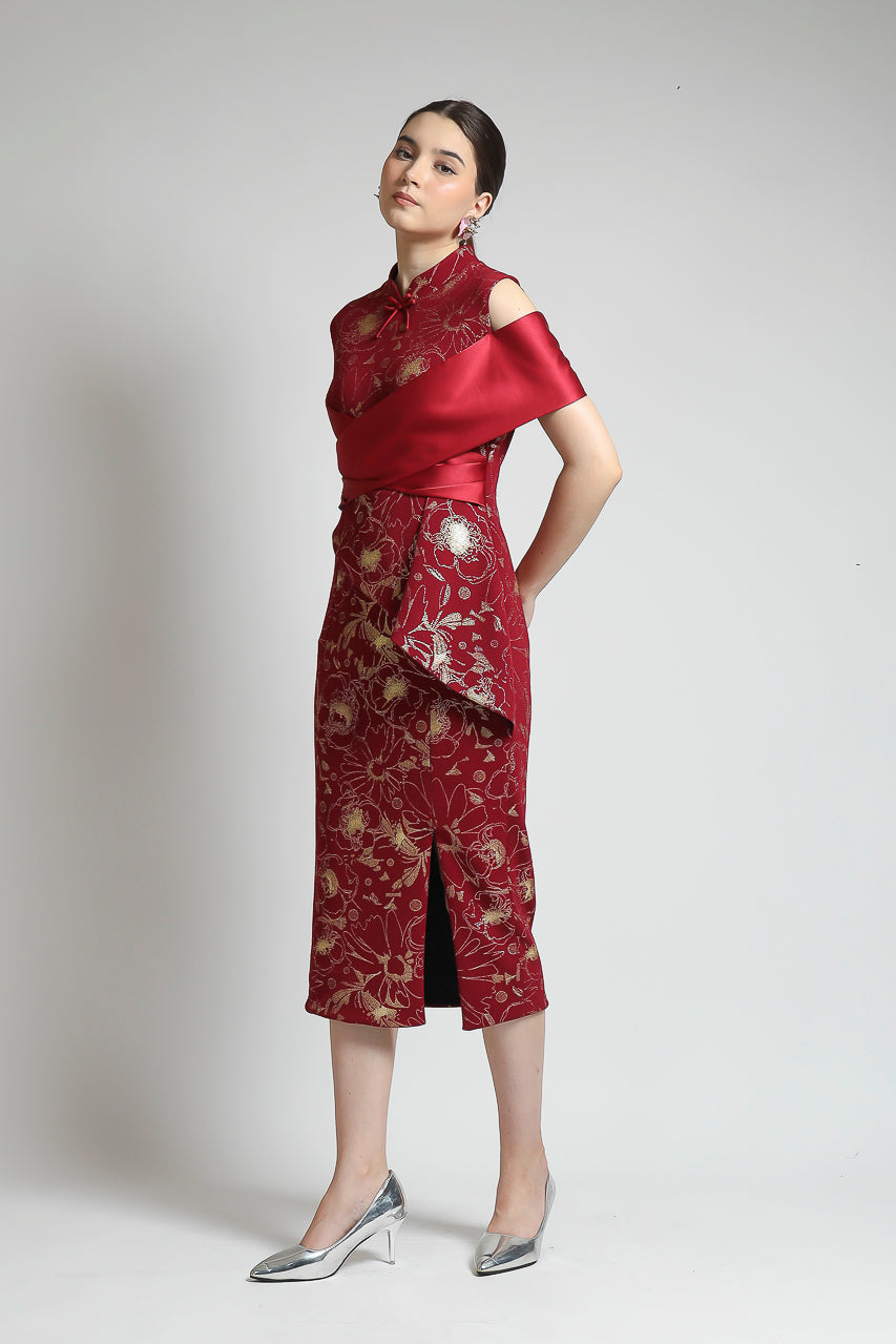 Bloom et Champs Meihua Red Dress