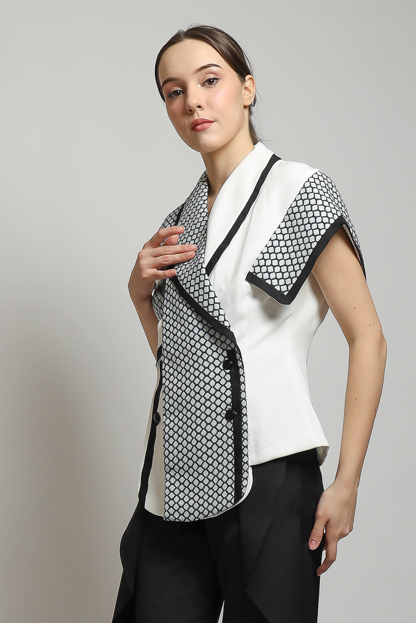 Bloom et Champs Checkered Hive Top